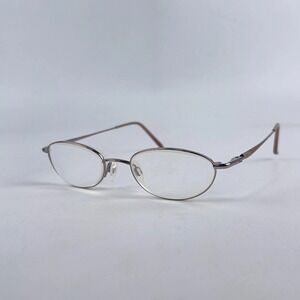 Elle EL2598 Unisex Adults Eyeglasses Frame Silver‎ Metal Full Rim 49-18-135 mm